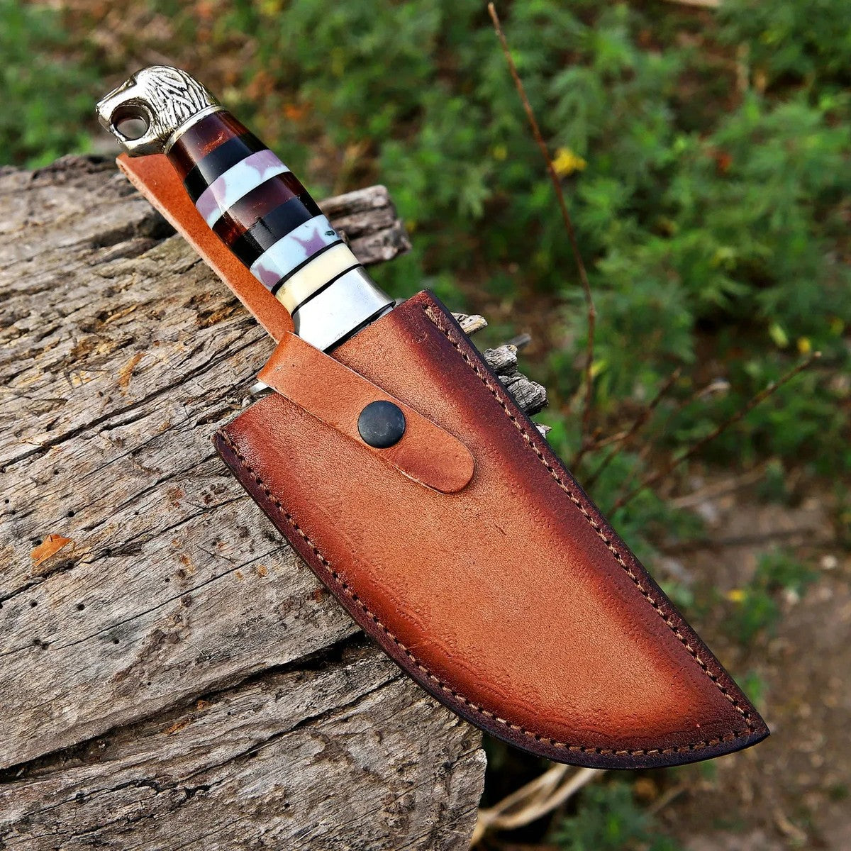 J2 Steel Hunting Knife 11" – Resin Handle & Steel Guard | DRSKNIVES HUB