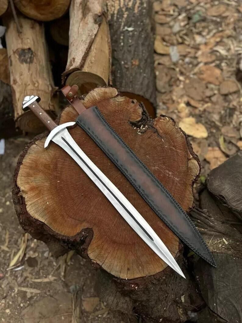 HANDMADE MEDIEVAL SWORD WITH SHEATH ||DRS KNIVES HUB