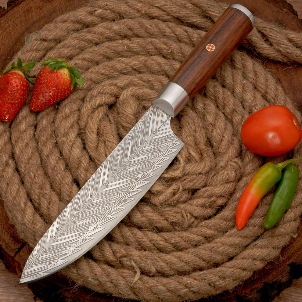 Custom Hand Forged 14” Chef knife with leather sheath Cover || drs knives hub