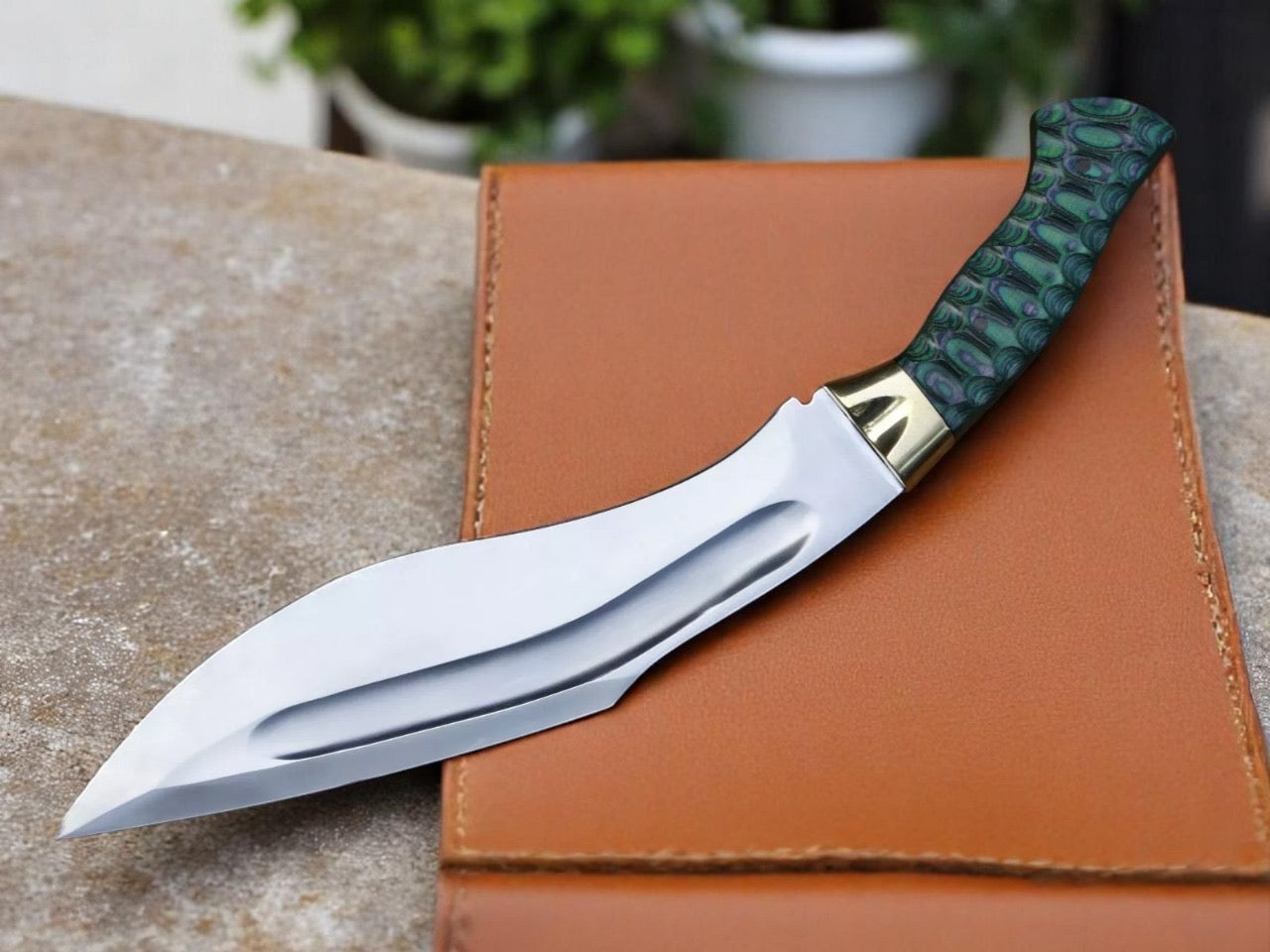 Custom Handmade Stainless Steel Blade Kukri knife With Free leather Sheath Cover || Drs Knives Hub