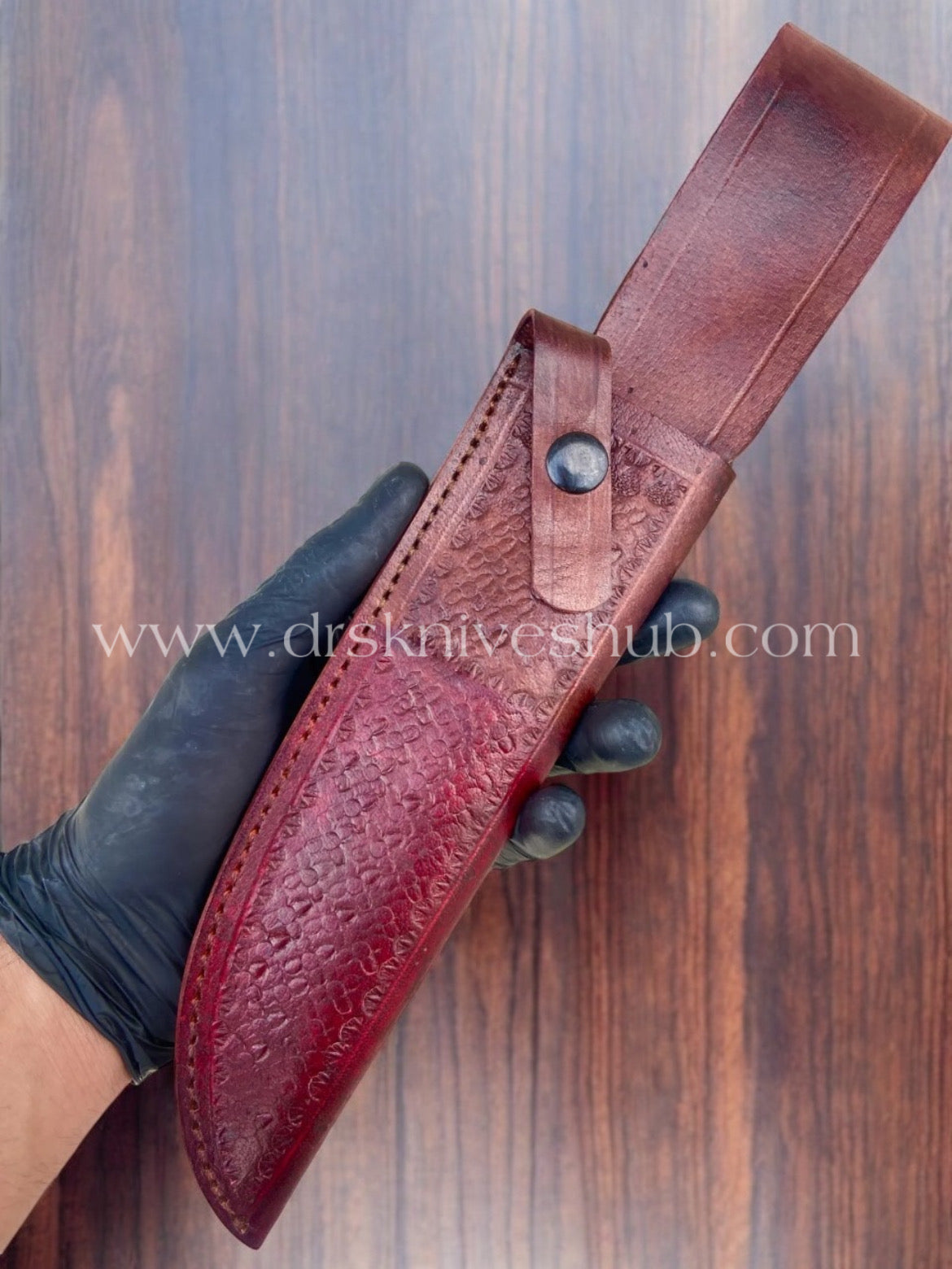 CUSTOM HANDMADE J2 STEEL EDC BOWIE KNIFE WITH LEATHER SHEATH || DRS KNIVES HUB