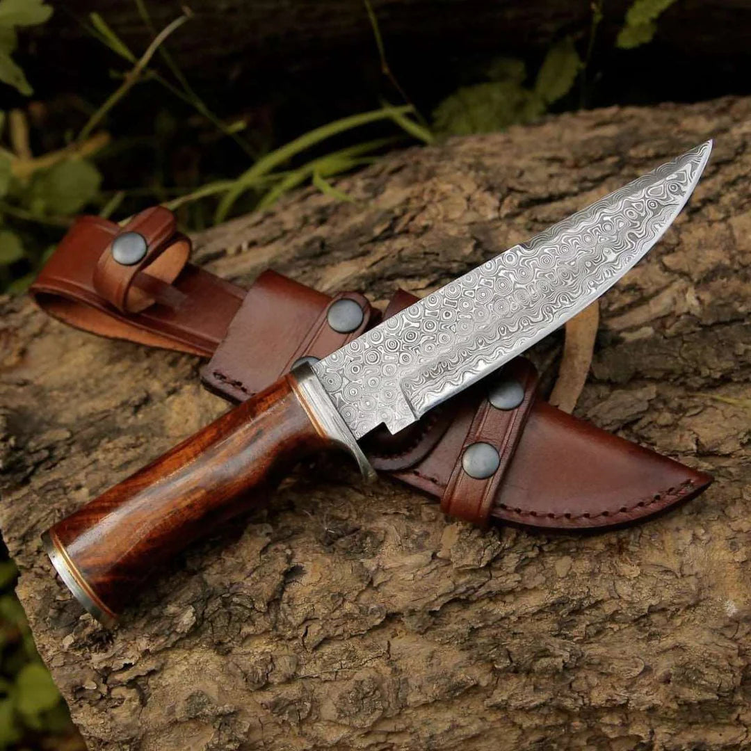 12” INCHES BOWIE KNIFE WITH EXOTIC ROSEWOOD HANDLE | DRS KNIVES HUB