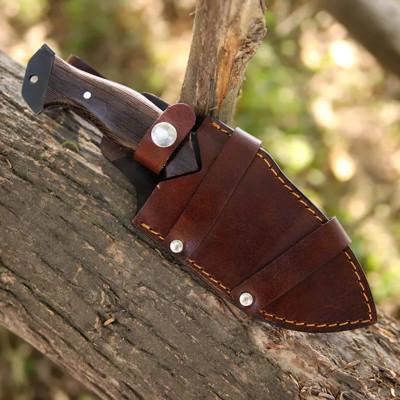 J2 Steel Skinner Knife 10" – Wenge Wood Handle | DRSKNIVES HUB