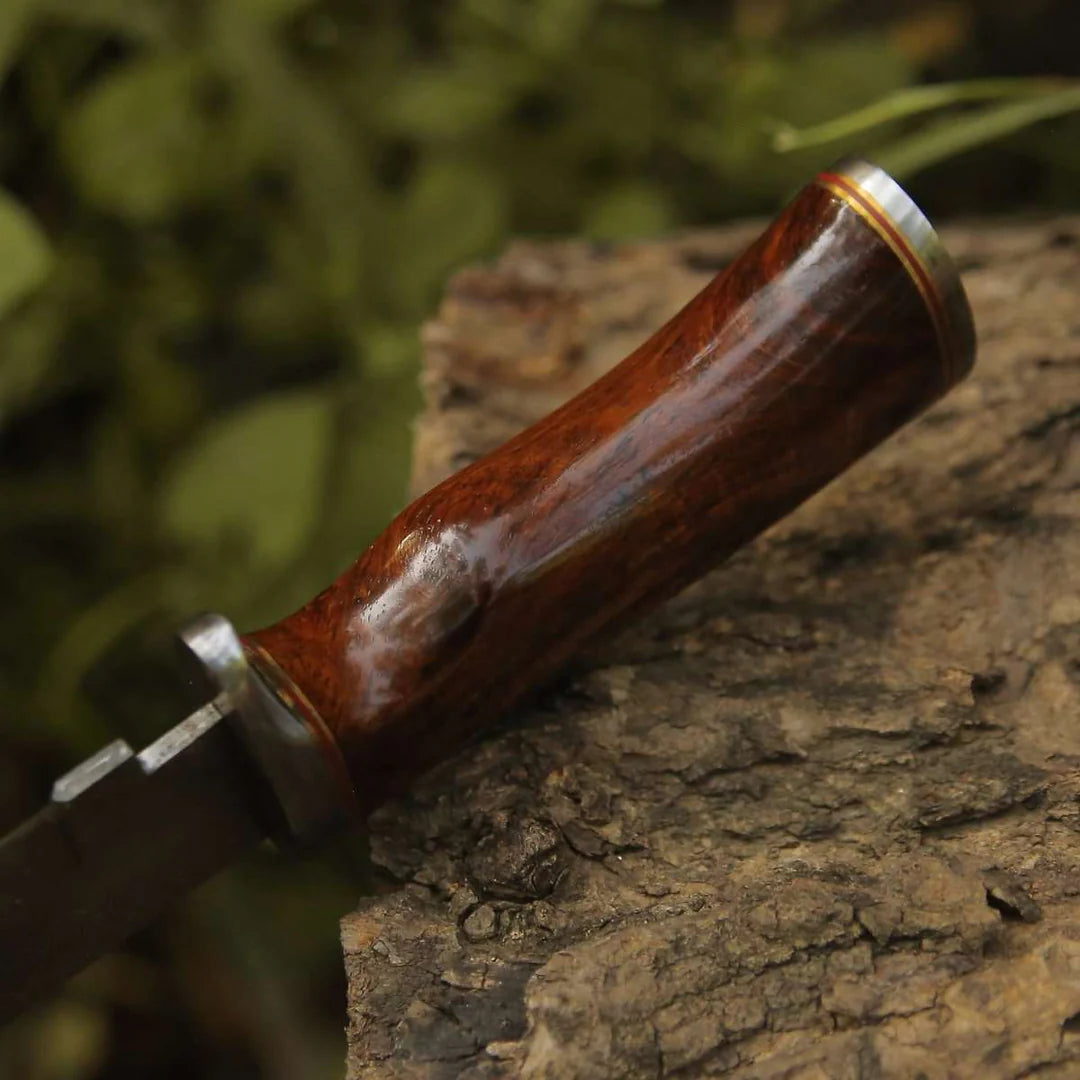 12” INCHES BOWIE KNIFE WITH EXOTIC ROSEWOOD HANDLE | DRS KNIVES HUB