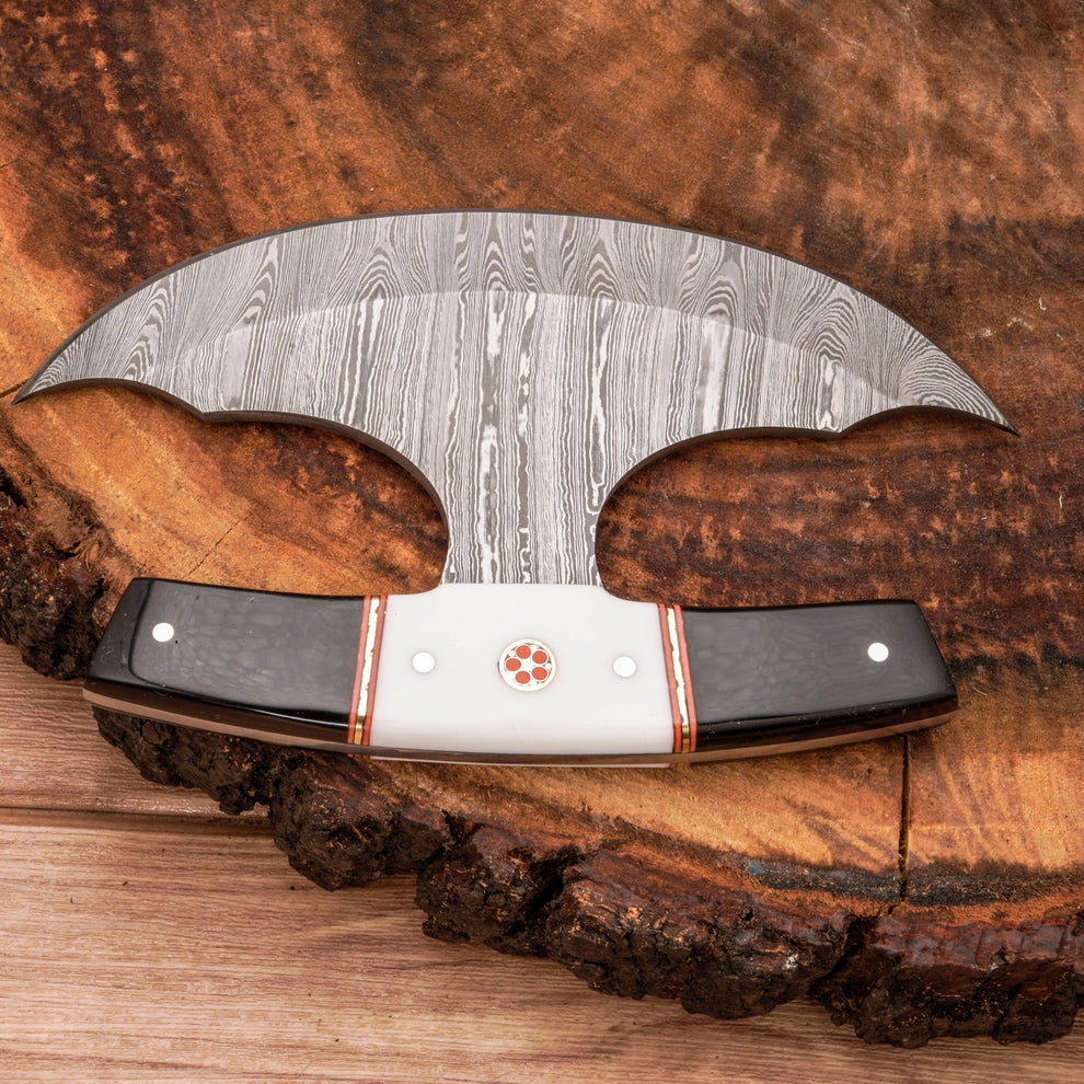 Forged By Hand Custom Handmade Ullu Knife With Leather Wrap || Drs Knives Hub