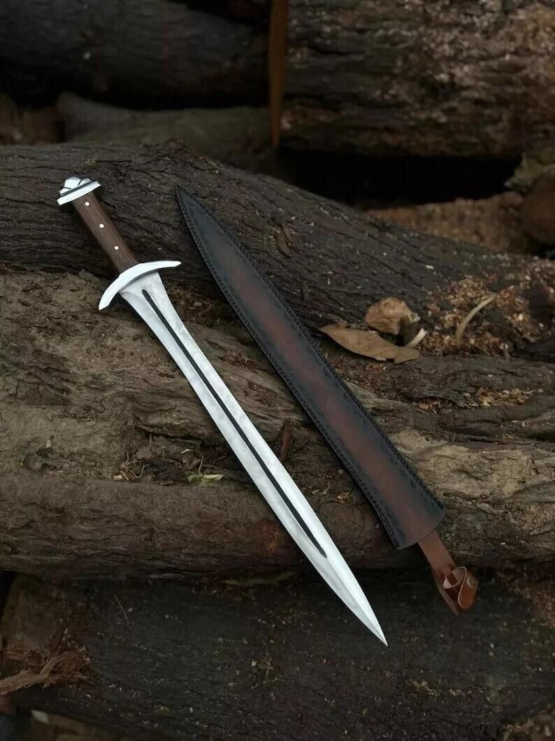 HANDMADE MEDIEVAL SWORD WITH SHEATH ||DRS KNIVES HUB