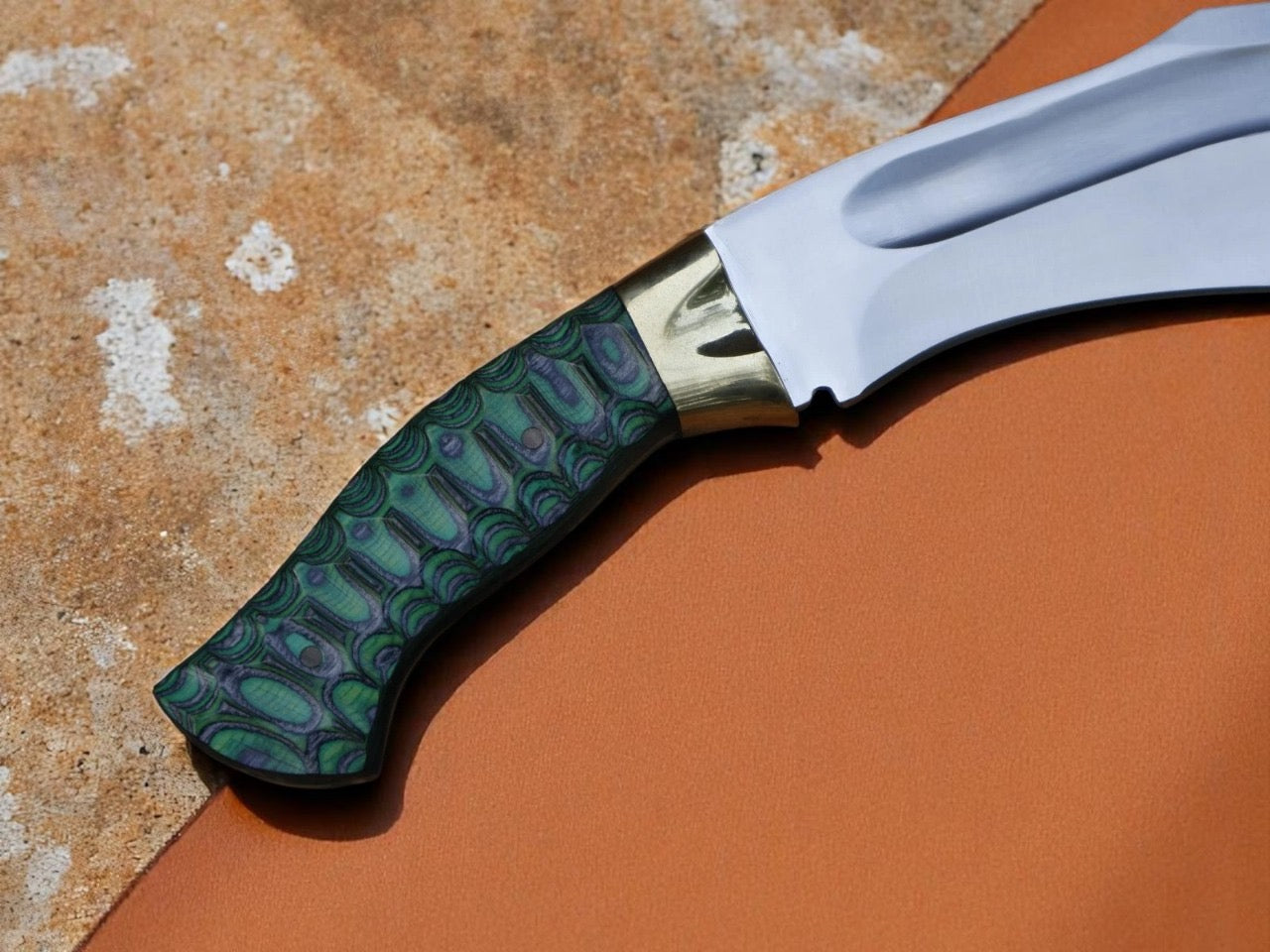 Custom Handmade Stainless Steel Blade Kukri knife With Free leather Sheath Cover || Drs Knives Hub