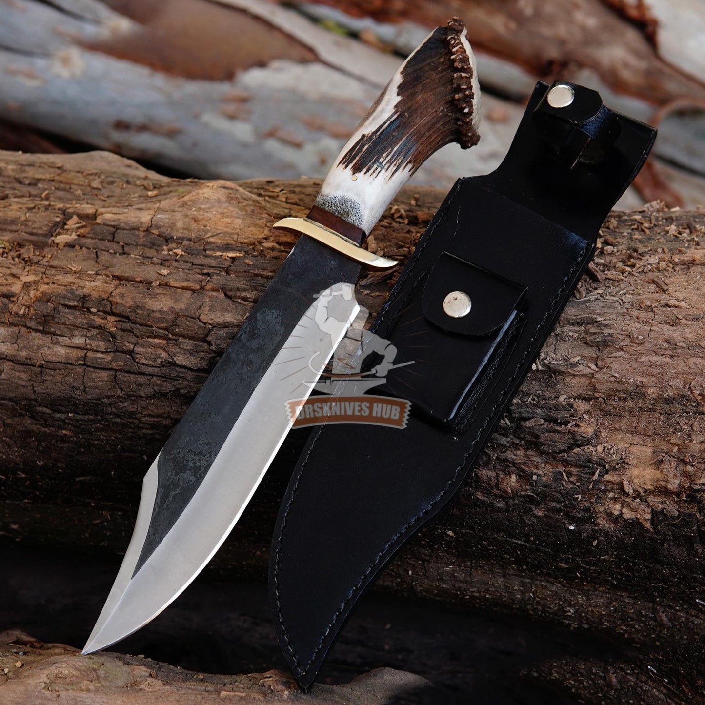 Carbon Steel Bowie Knife 15"