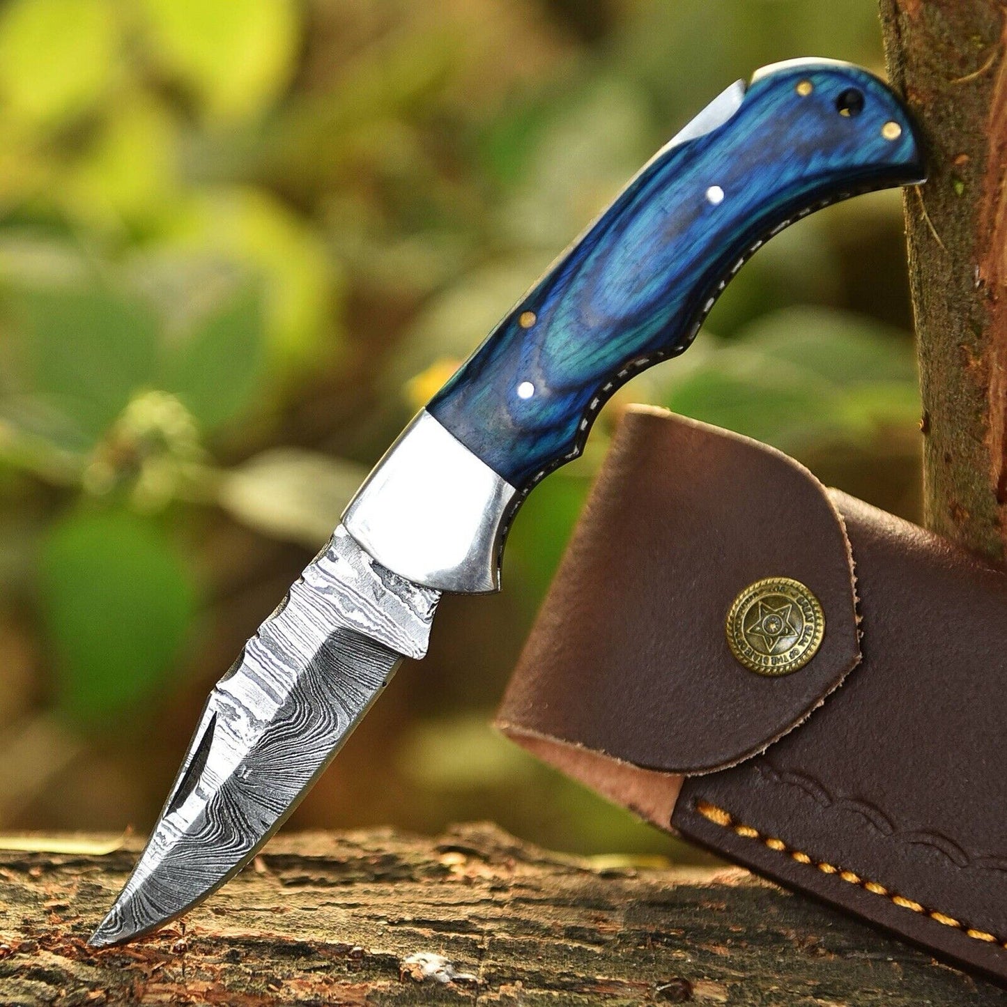HANDMADE BELT CLIP FOLDING POCKET KNIFE || DRS KNIVES HUB