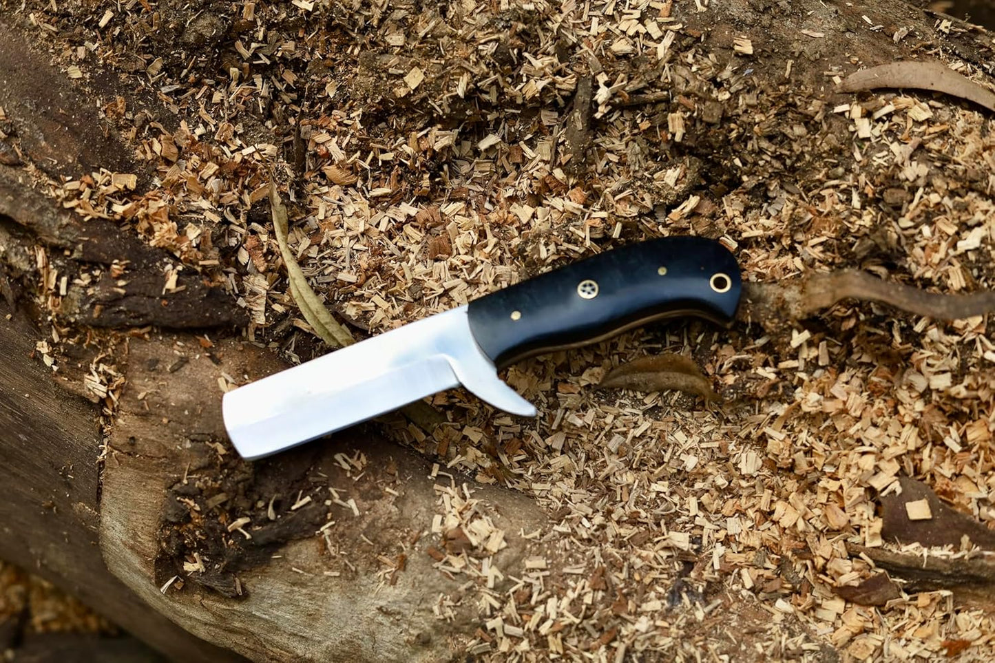 HANDMADE STAINLESS STEEL COWBOY BULL CUTTER KNIFE || DRS KNIVES HUB