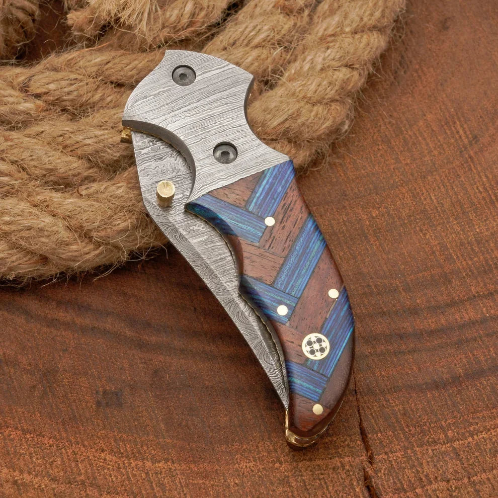 Forged by Hand Camping Folding Knife With Pocket Clip | DRSKNIVES HUB - DRSKNIVES HUB