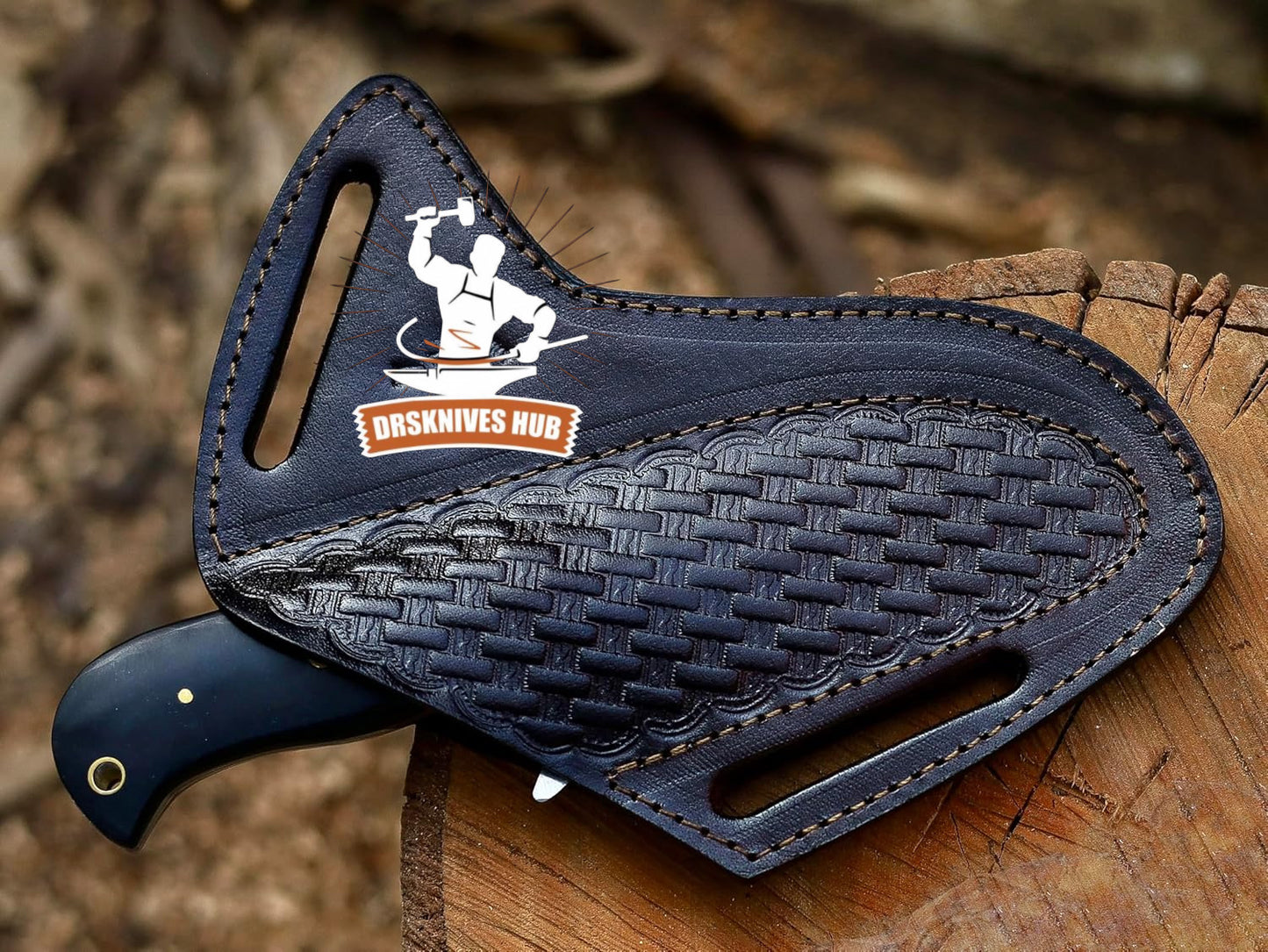 HANDMADE STAINLESS STEEL COWBOY BULL CUTTER KNIFE || DRS KNIVES HUB