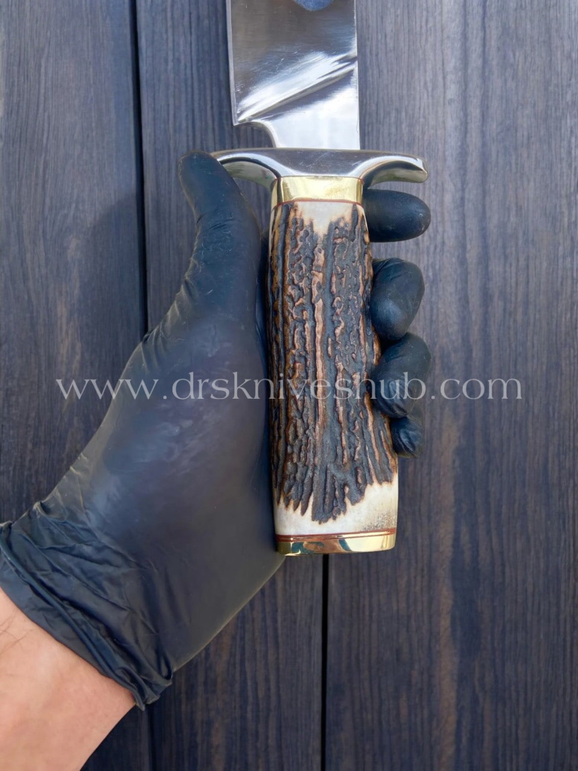 CUSTOM HANDMADE J2 STEEL EDC BOWIE KNIFE WITH LEATHER SHEATH || DRS KNIVES HUB