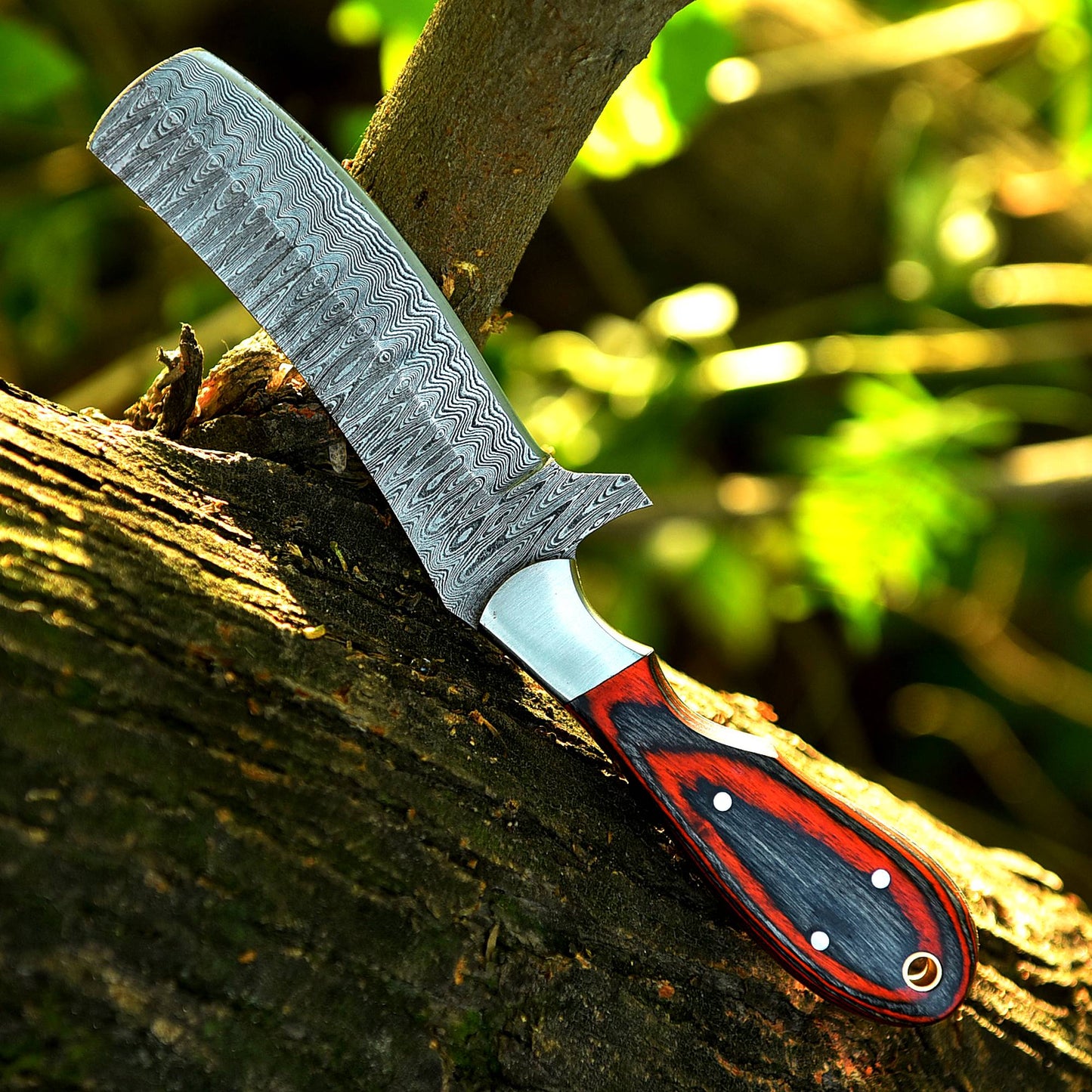 COWBOY KNIFE WITH LEATHER SHEATH BULL CUTTER KNIFE || DRS KNIVES HUB