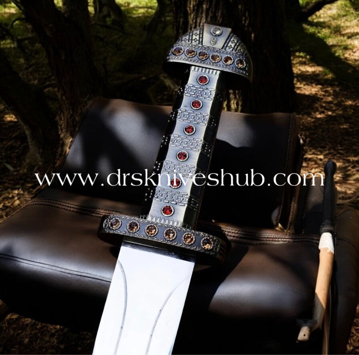 Full Tang Handmade Ragnar viking Sword with scabbard || drs knives hub