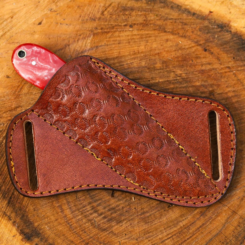 Handmade Rasp Steel Cowboy Bull Cutter Knife – Resin Handle | Premium Leather Sheath Included