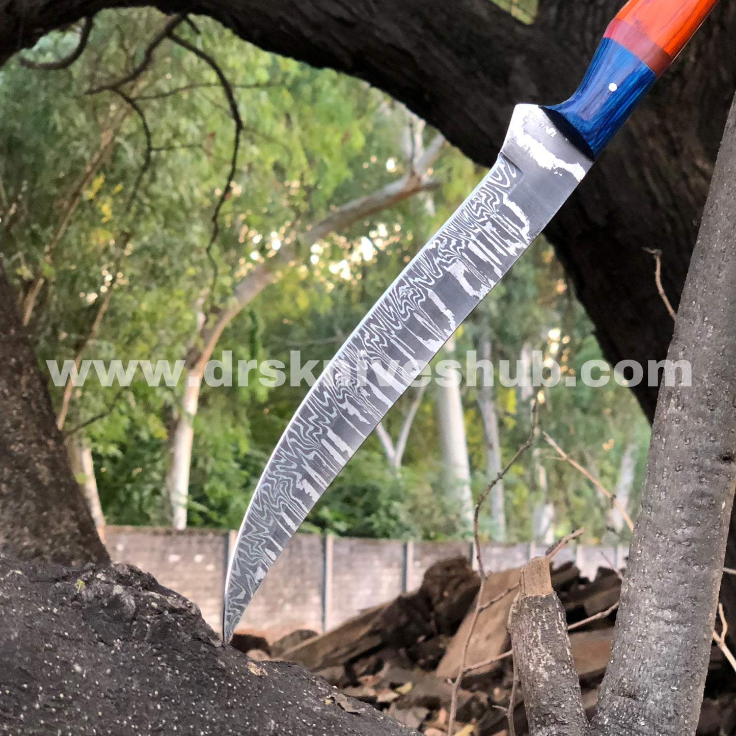 13” Damascus Steel Blade Hand Crafted Fishing Fillet Knife