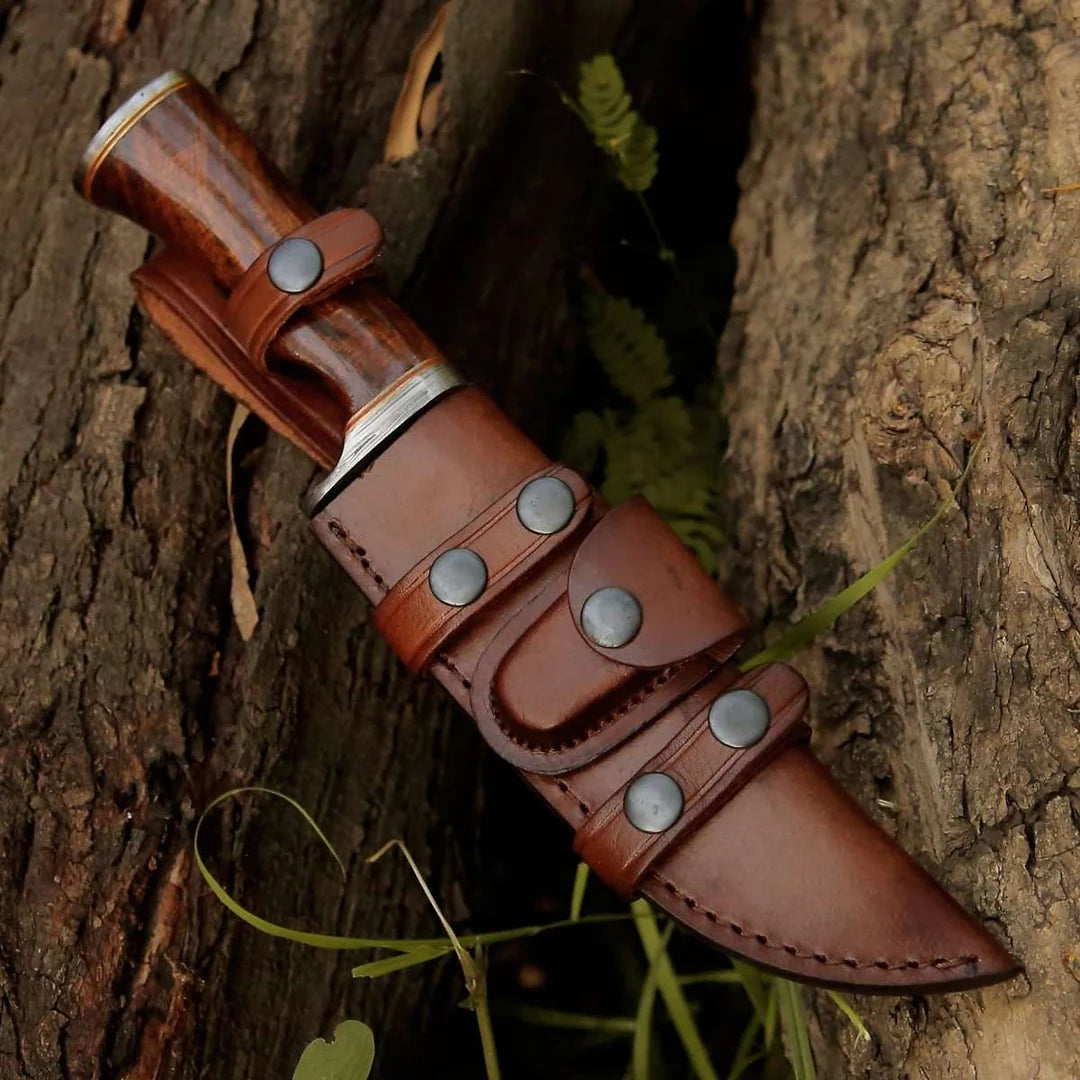 12” INCHES BOWIE KNIFE WITH EXOTIC ROSEWOOD HANDLE | DRS KNIVES HUB