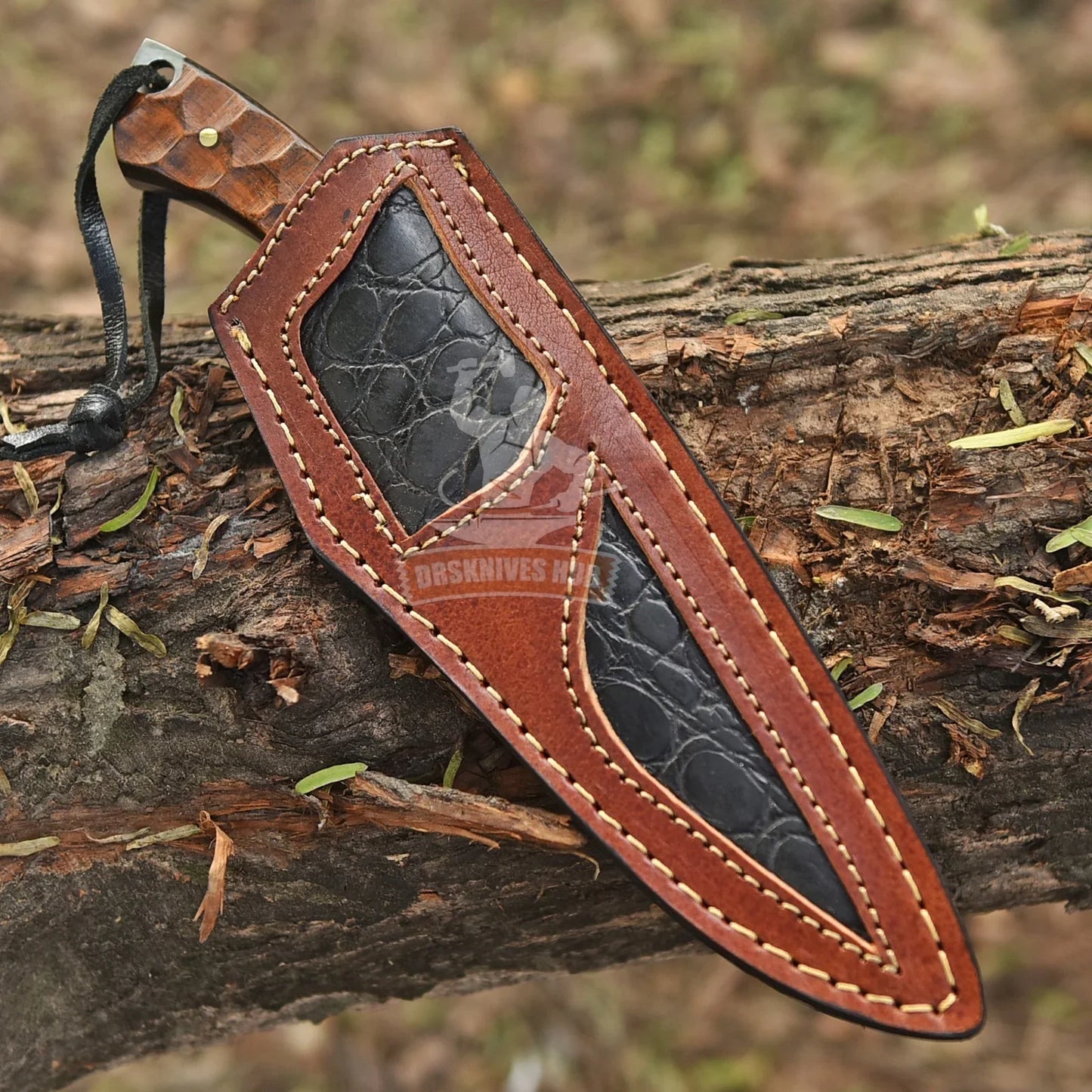 Stainless_Steel_Knife_10.5_With_Leather_Sheath_Cover - DRSKNIVES HUB