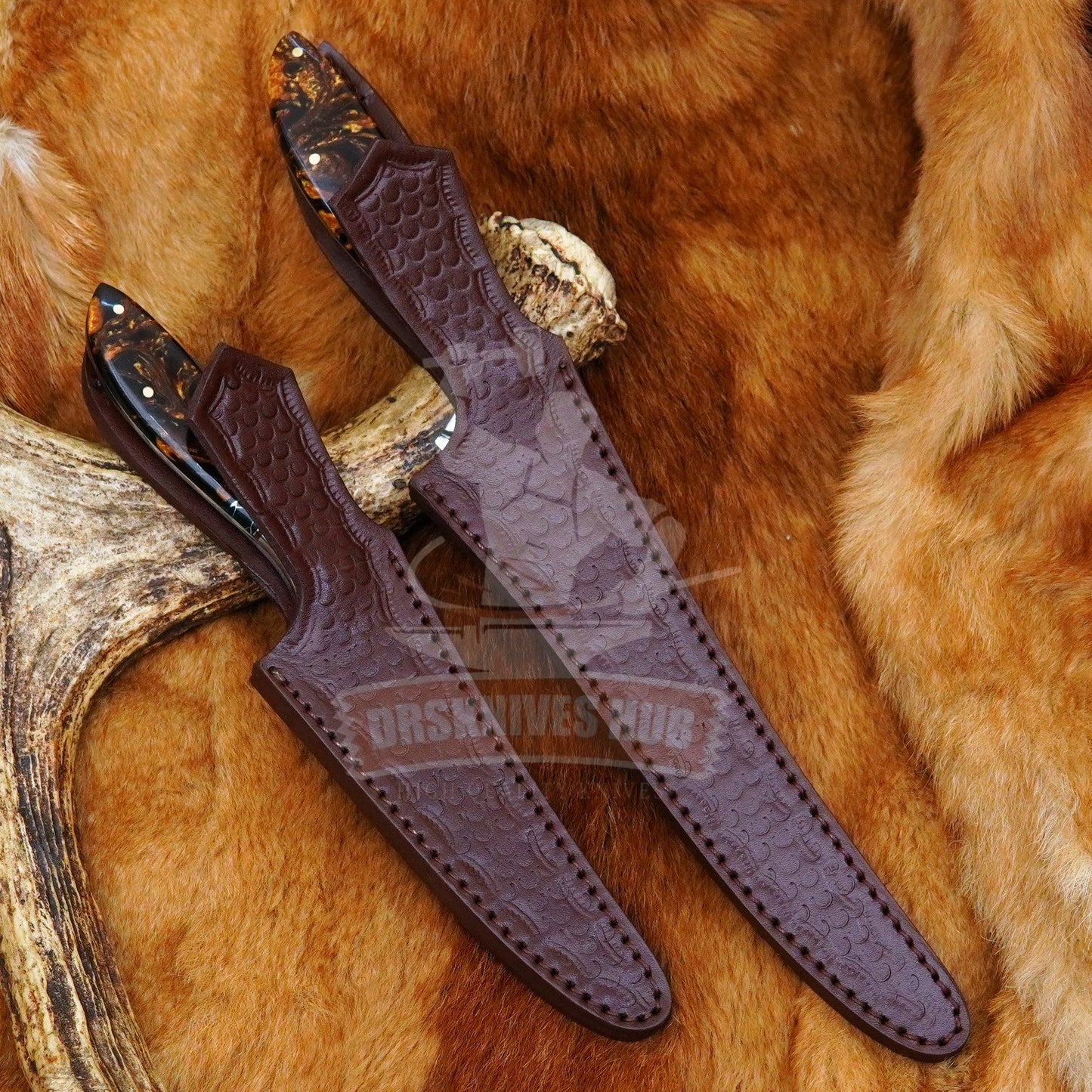 Two_knives_with_decorative_Sheaths - DRSKNIVES HUB
