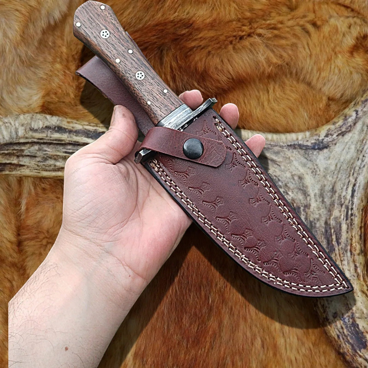 drsknives-hub-feather-damascus-bowie-knife-6 - DRSKNIVES HUB