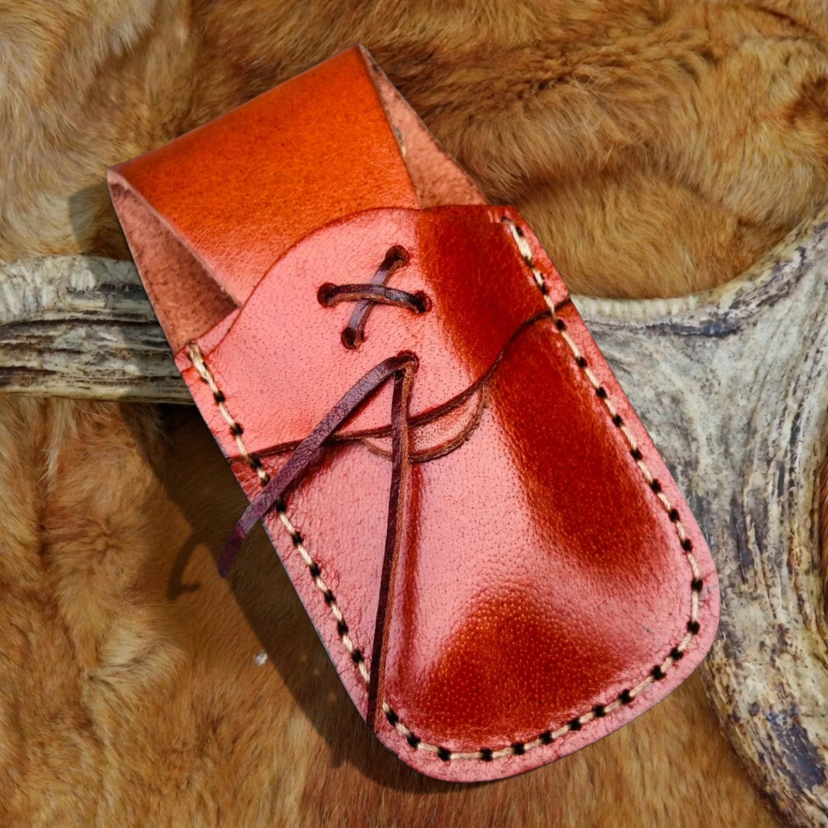 drsknives-hub-leather-folding-knife-sheath - DRSKNIVES HUB