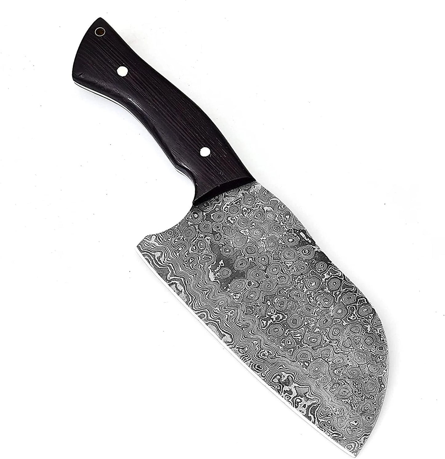 Serbian Cleaver Butcher knife Handmade Meat Cleaver With Cowhide Leather Sheath