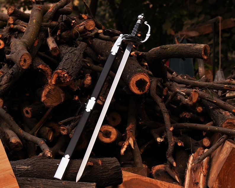Custom Handmade Stainless Steel Blade Rapier Sword With Scabbard|| Drs Knives Hub