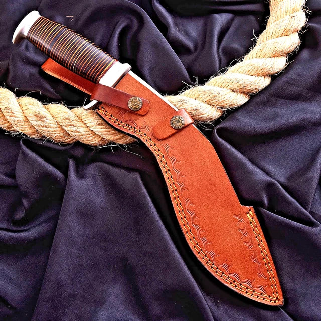 Hand Forged High Carbon Steel Blade Kukri Knife