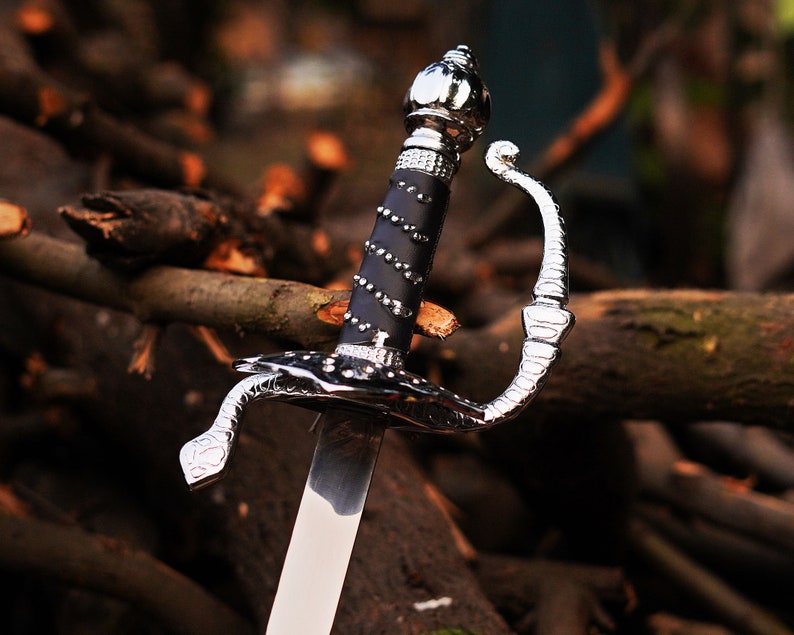 Custom Handmade Stainless Steel Blade Rapier Sword With Scabbard|| Drs Knives Hub