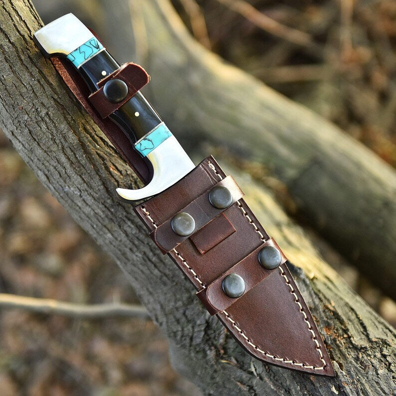 High Carbon Steel Hunting Skinning knife With Sheath
