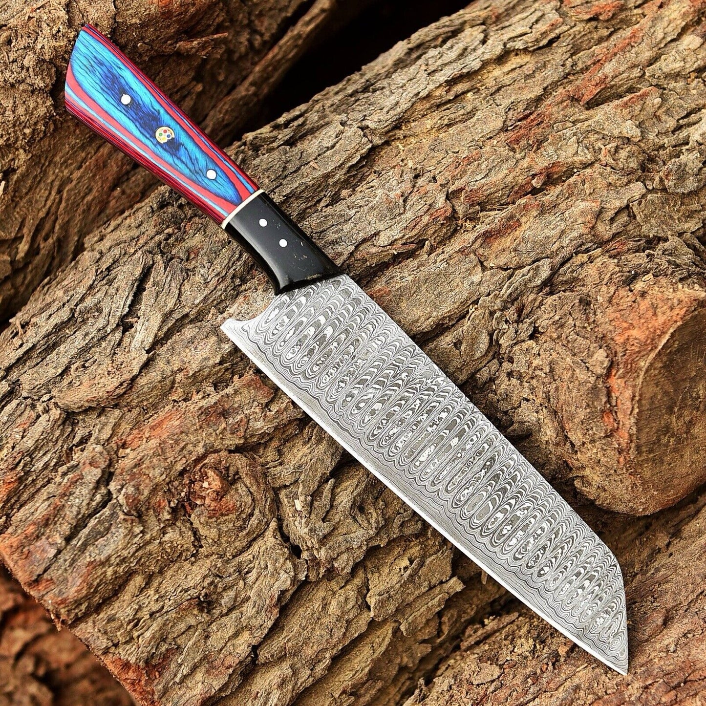 Chef Knife Handmade Damascus Steel Kitchen knife 12" inches Chef Knife
