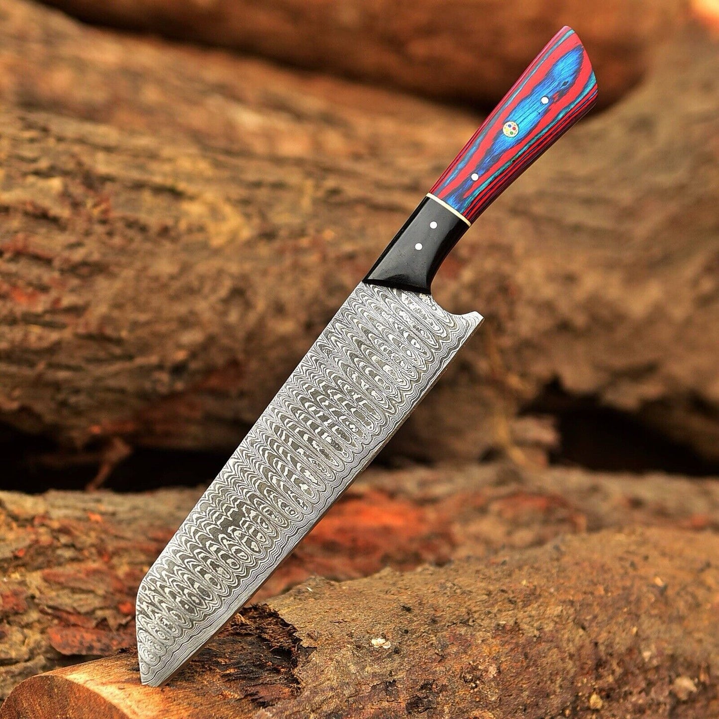 Chef Knife Handmade Damascus Steel Kitchen knife 12" inches Chef Knife