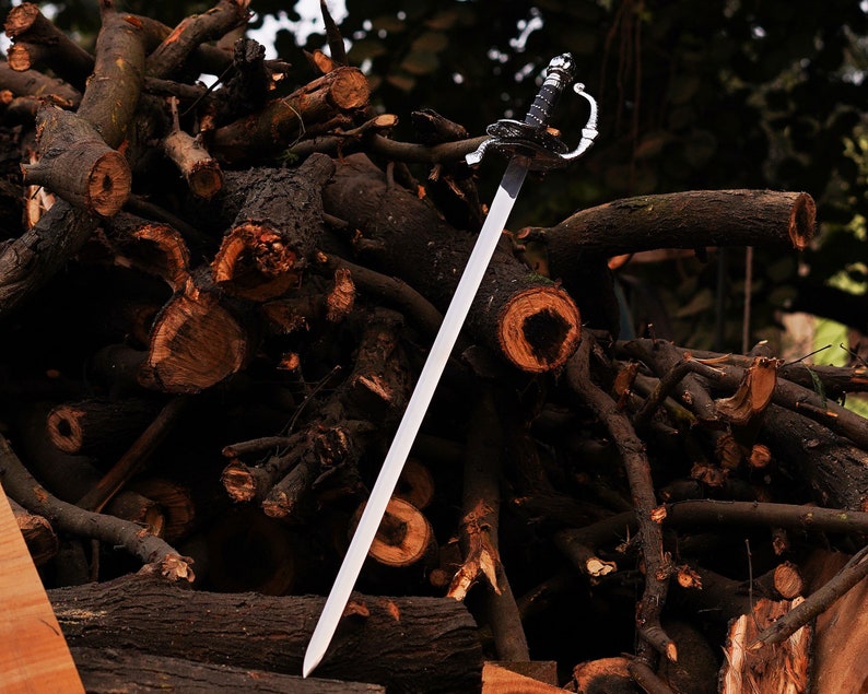 Custom Handmade Stainless Steel Blade Rapier Sword With Scabbard|| Drs Knives Hub