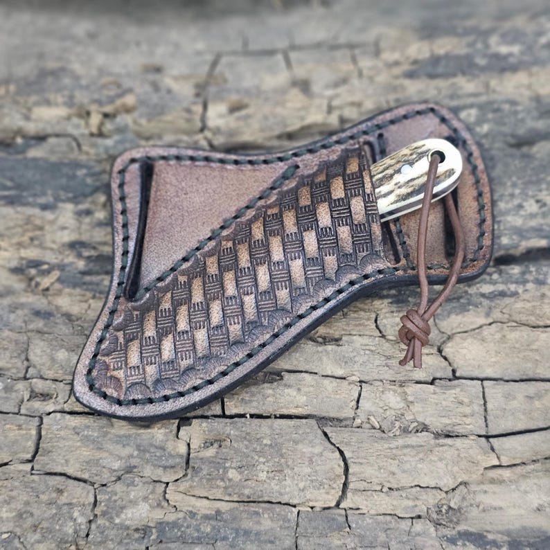COWBOY KNIFE CUSTOM HANDMADE SKINNER KNIFE ANTLER HANDLE || DRS KNIVES HUB