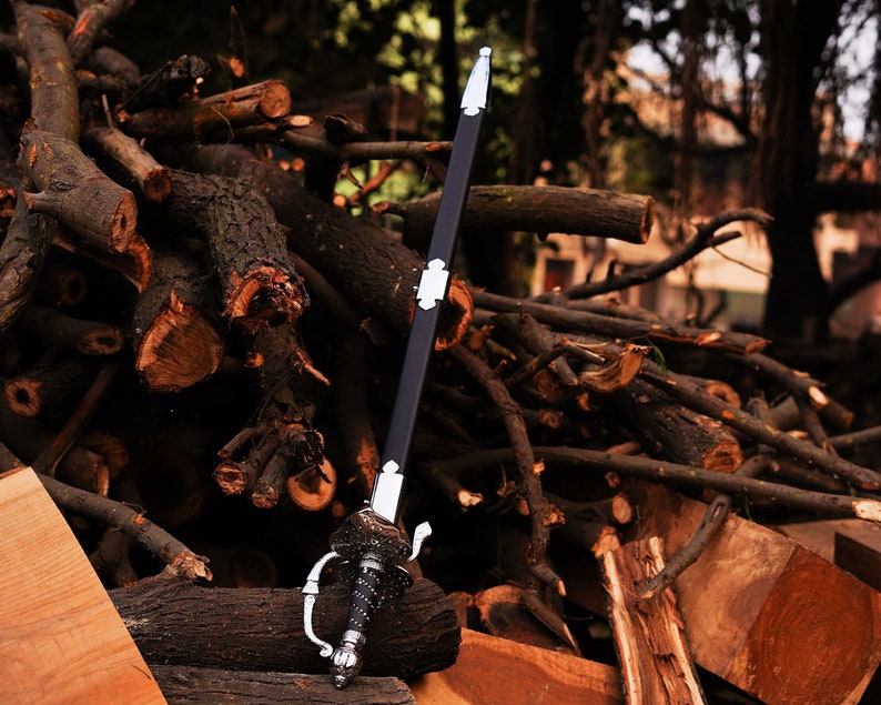 Custom Handmade Stainless Steel Blade Rapier Sword With Scabbard|| Drs Knives Hub