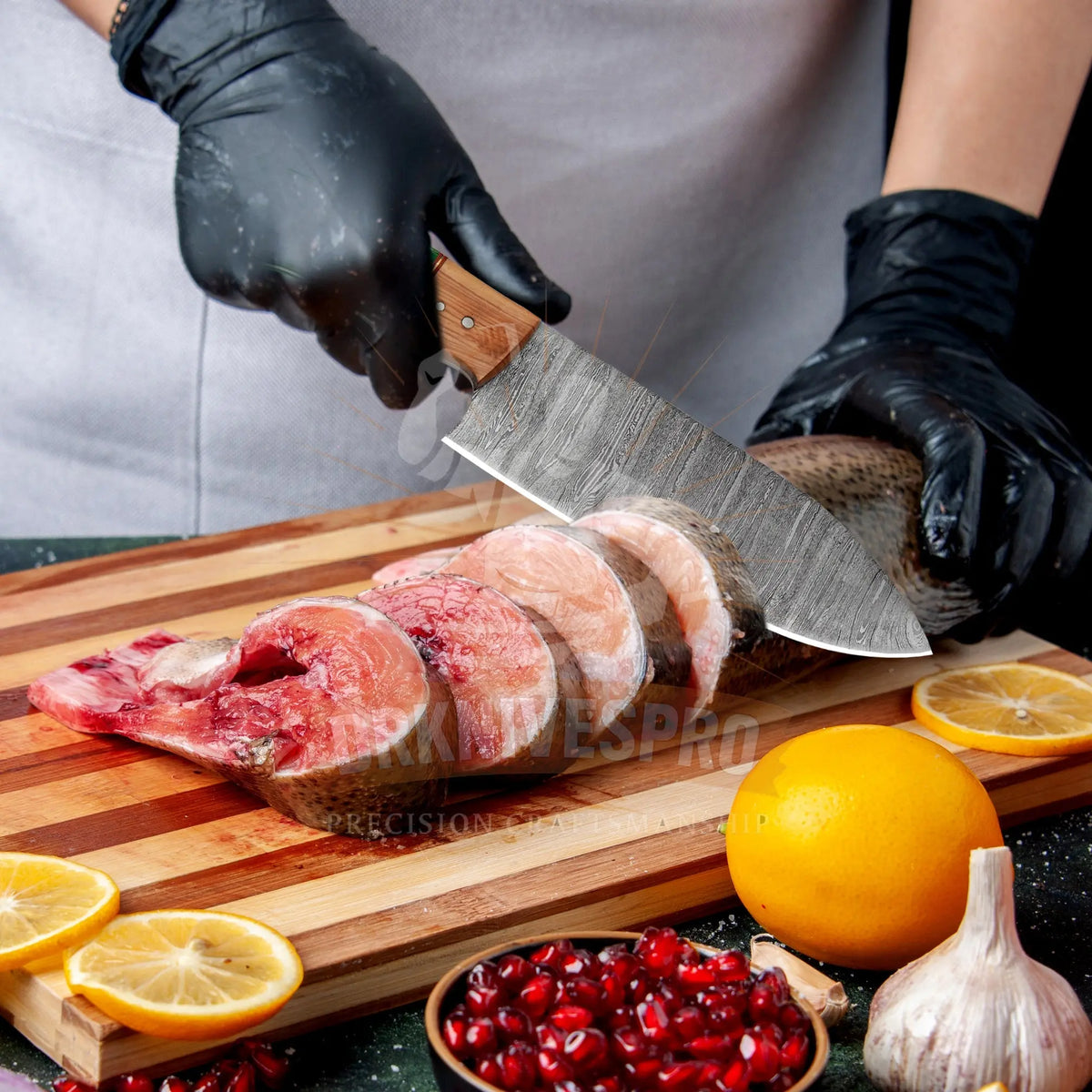 Damascus Kitchen Knife Collection - DRSKNIVES HUB