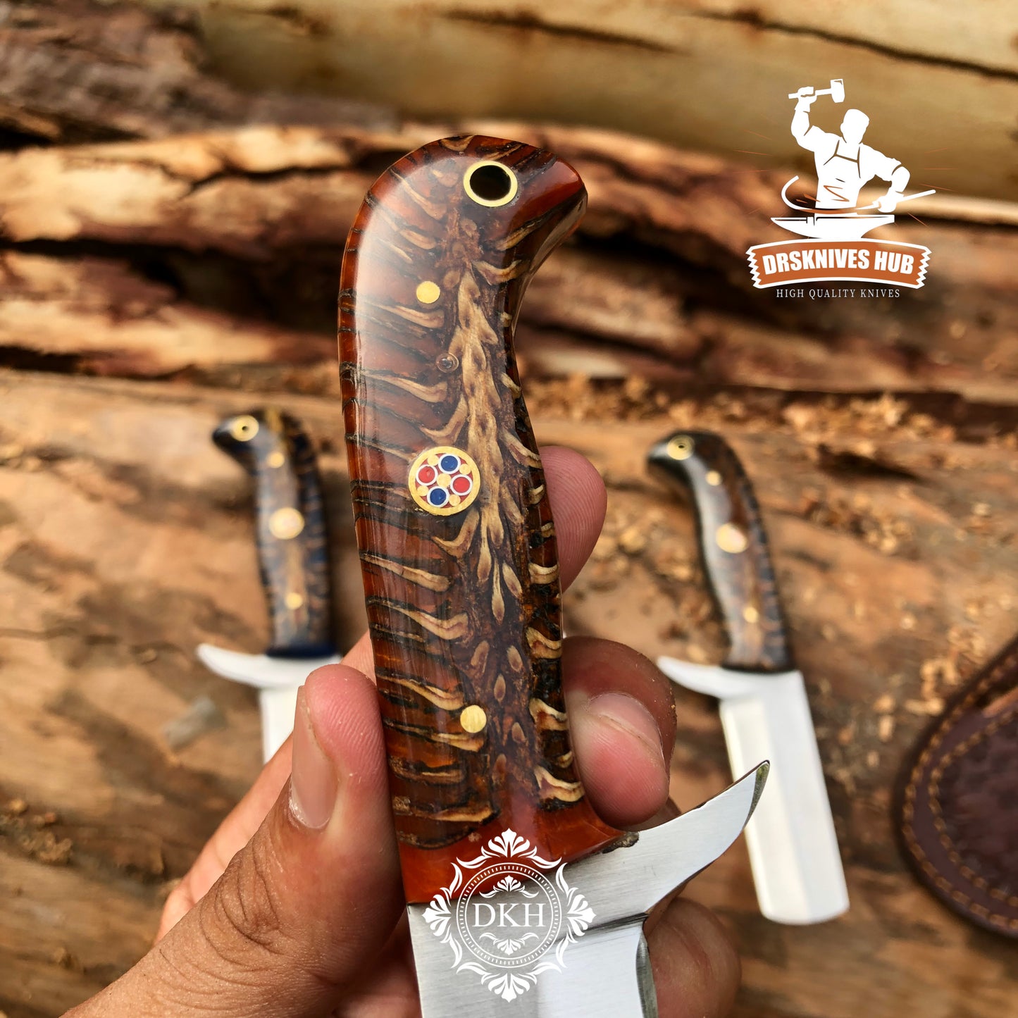 Cowboy Bull Cutter Knife Handmade j2 Steel Bull Cutter With Leather Sheath Cover