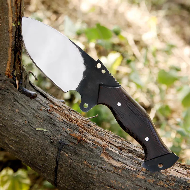 J2 Steel Skinner Knife 10" – Wenge Wood Handle | DRSKNIVES HUB