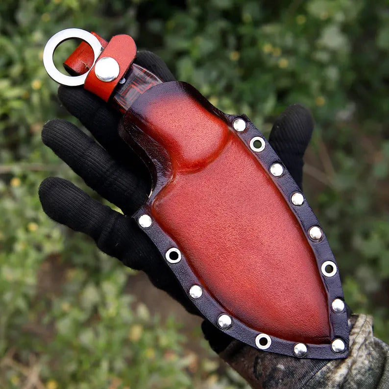 J2 Steel Skinner Knife 10" – Textured Resin Handle | DRSKNIVES HUB
