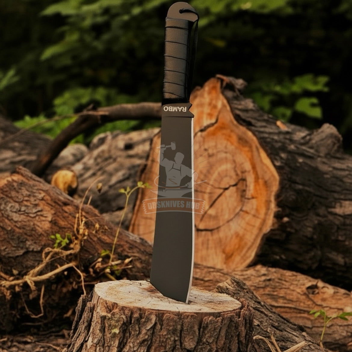 Rambo Replica Knife 18" – Handmade High Carbon Steel | DRSKNIVES HUB