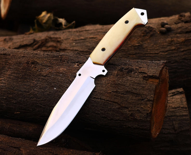 HAND FORGED FULL TANG HUNTING KNIFE || DRS KNIVES HUB