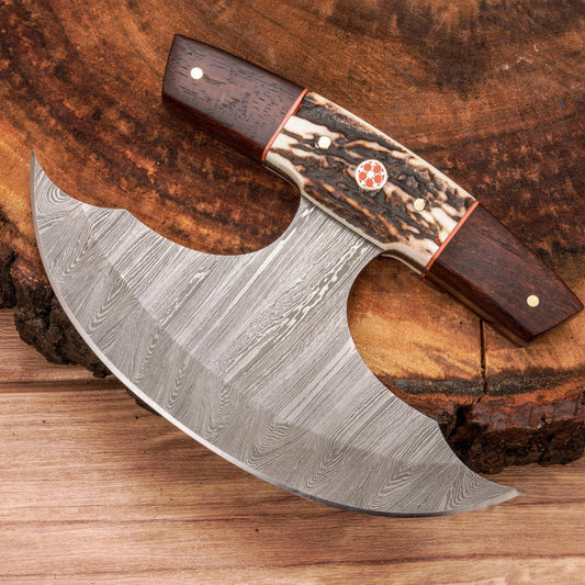 Premium Damascus steel blade ullu knife || drs knives hub