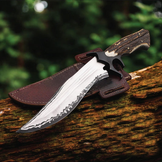 Hand Forged D2 Steel Heavy Duty Bowie Knife - Premium Quality | DRSKNIVES HUB
