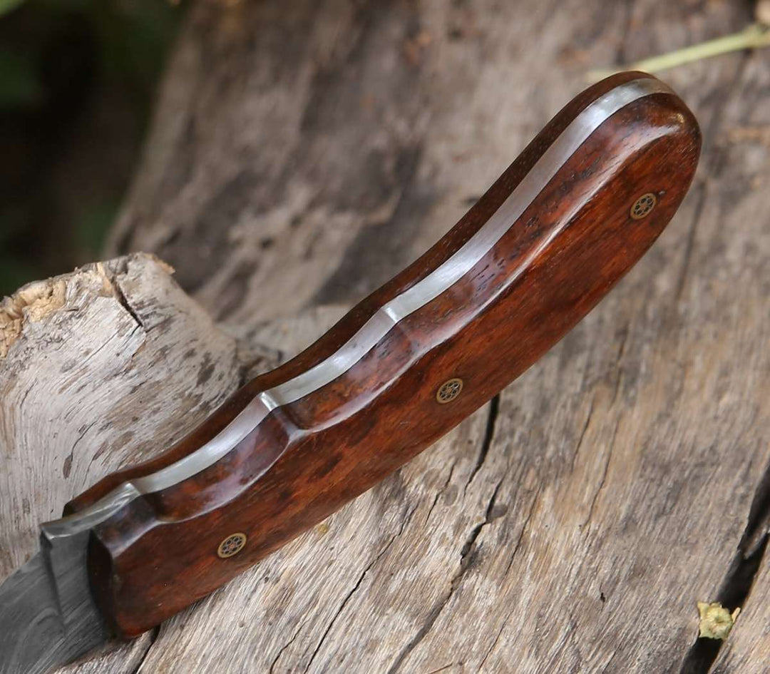 HAND FORGED OUTDOOR KUKRI KNIFE WITH LEATHER SHEATH || DRS KNIVES HUB