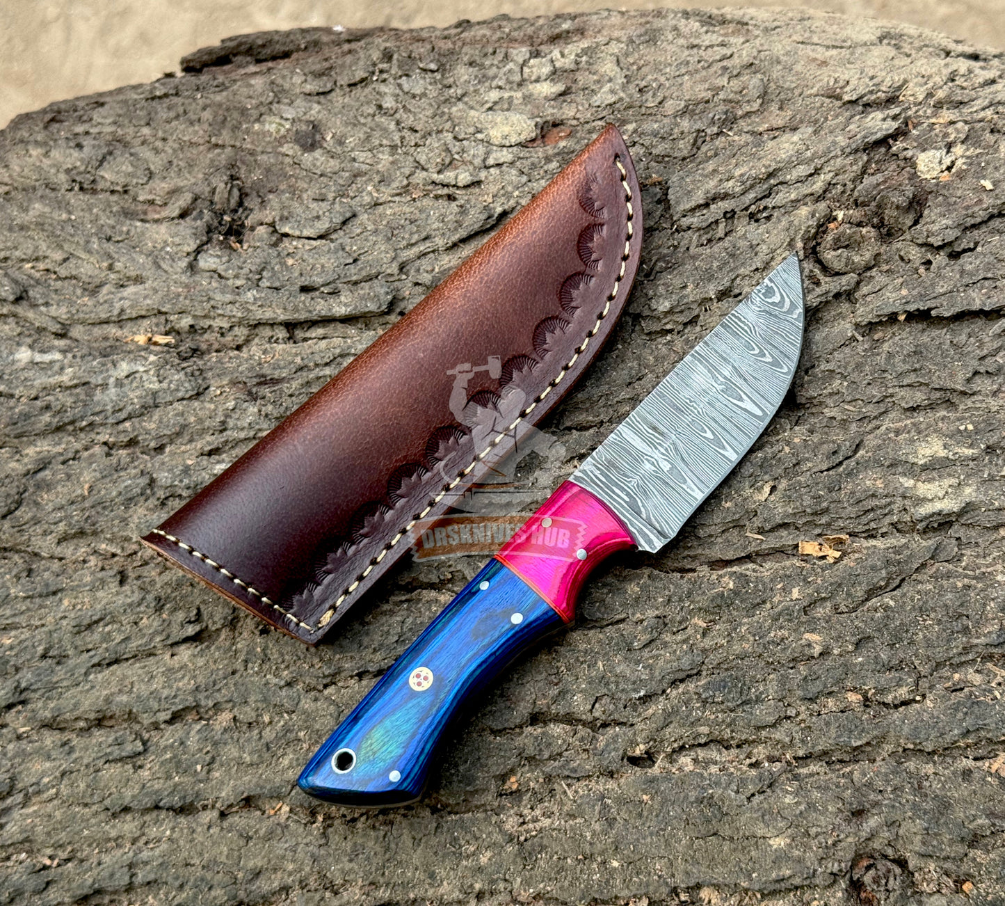 Cowboy Knife 9" – Damascus Steel for Cattle Ranching | DRSKNIVES HUB