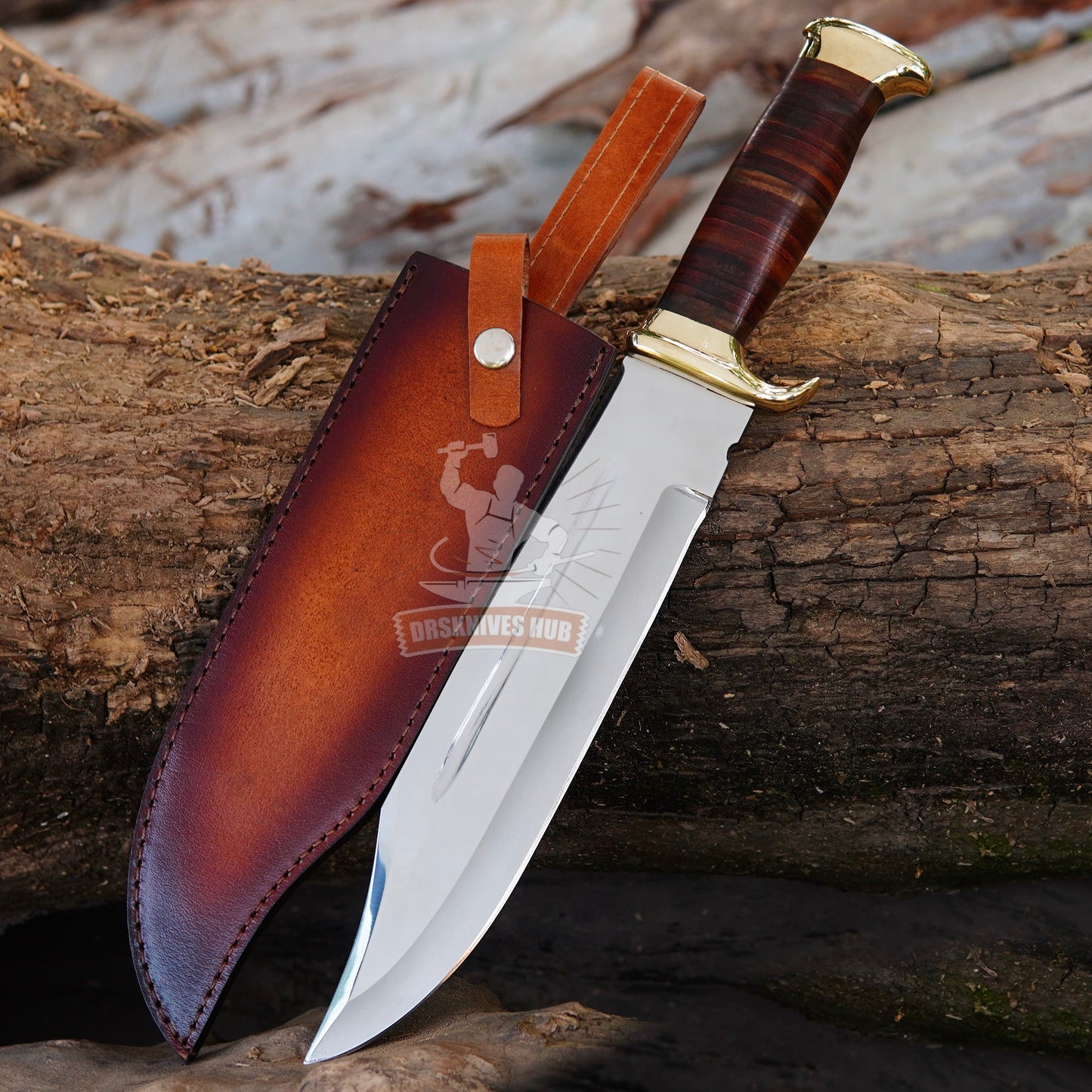 D2 Steel Bowie Knife 16"