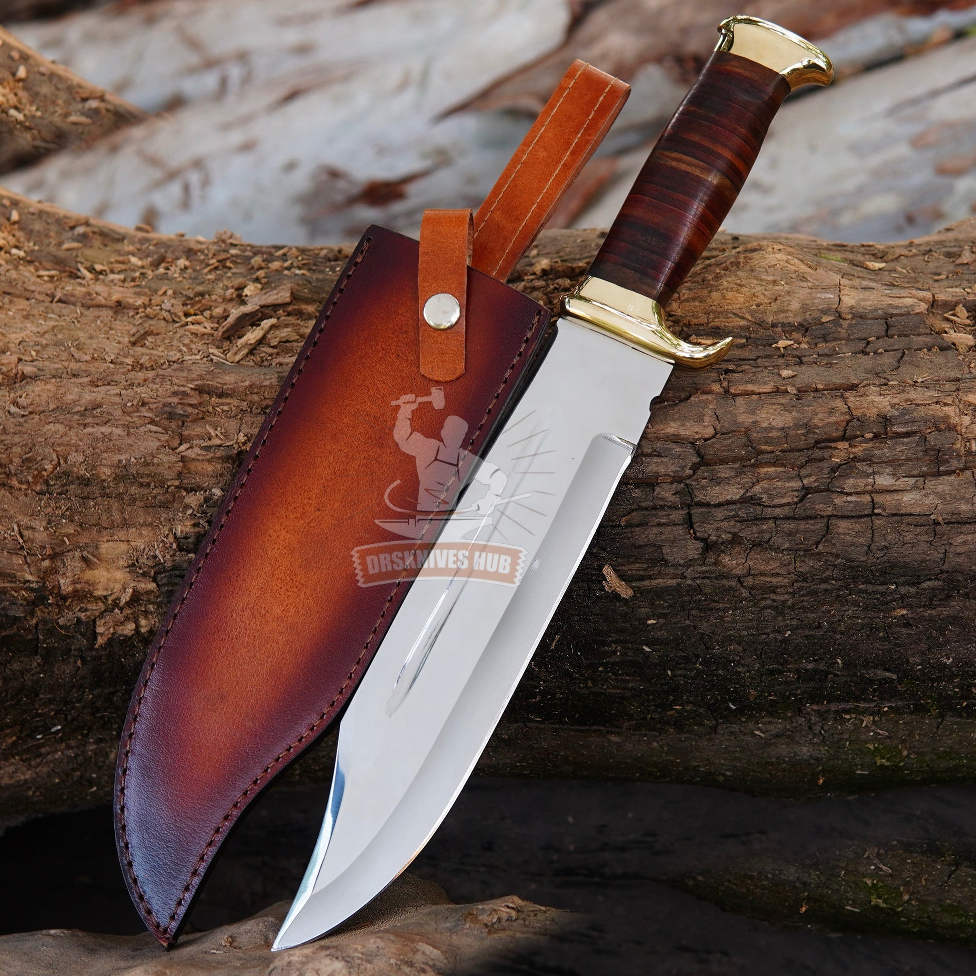 D2 Steel Bowie Knife 16"