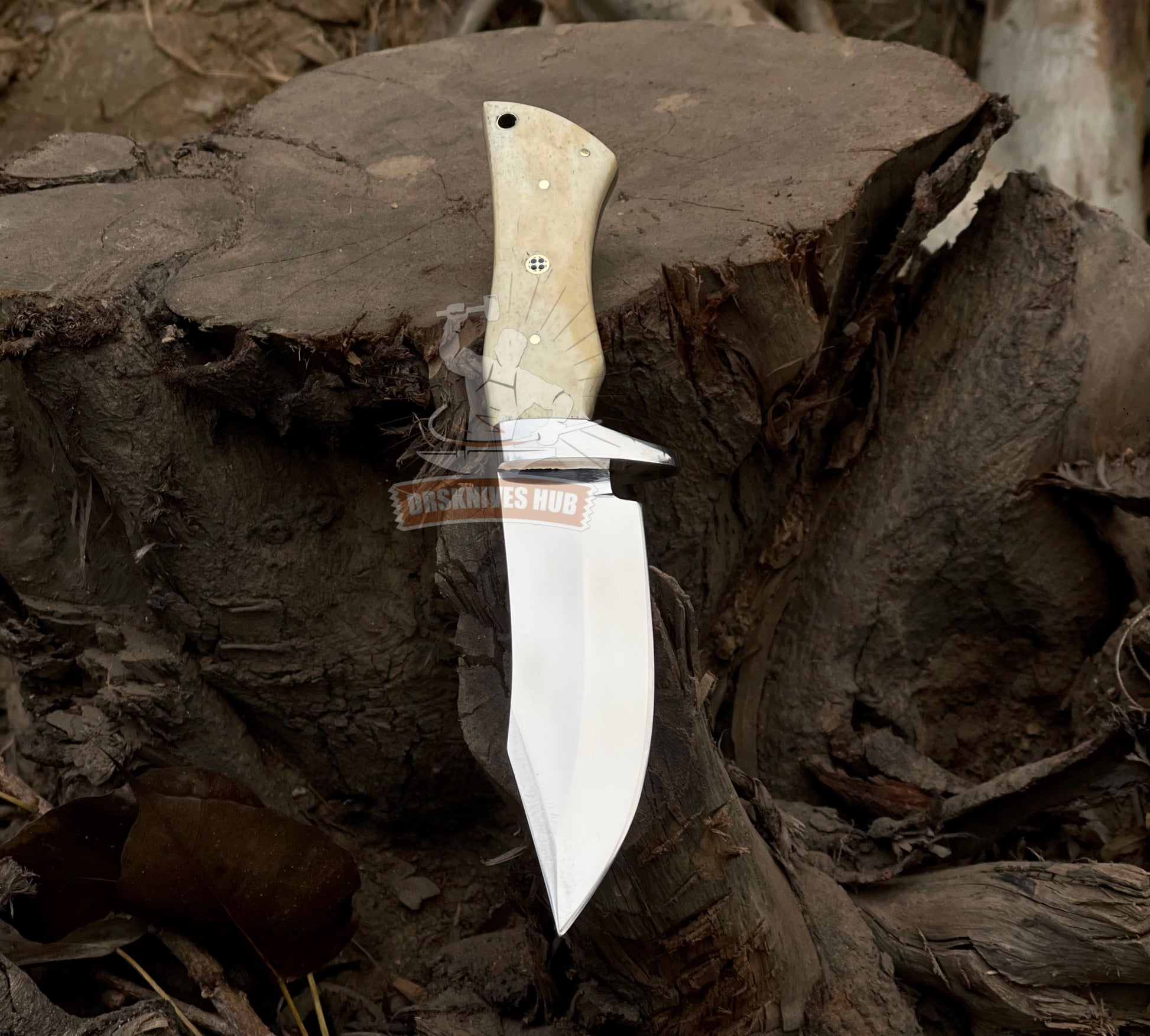 Carbon Steel Hunting Knife 