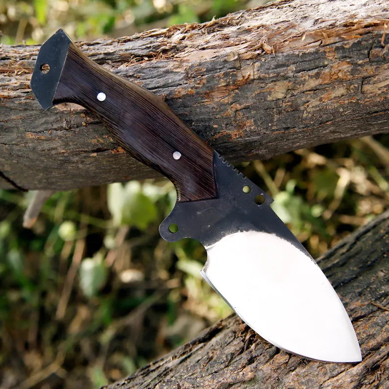 J2 Steel Skinner Knife 10" – Wenge Wood Handle | DRSKNIVES HUB